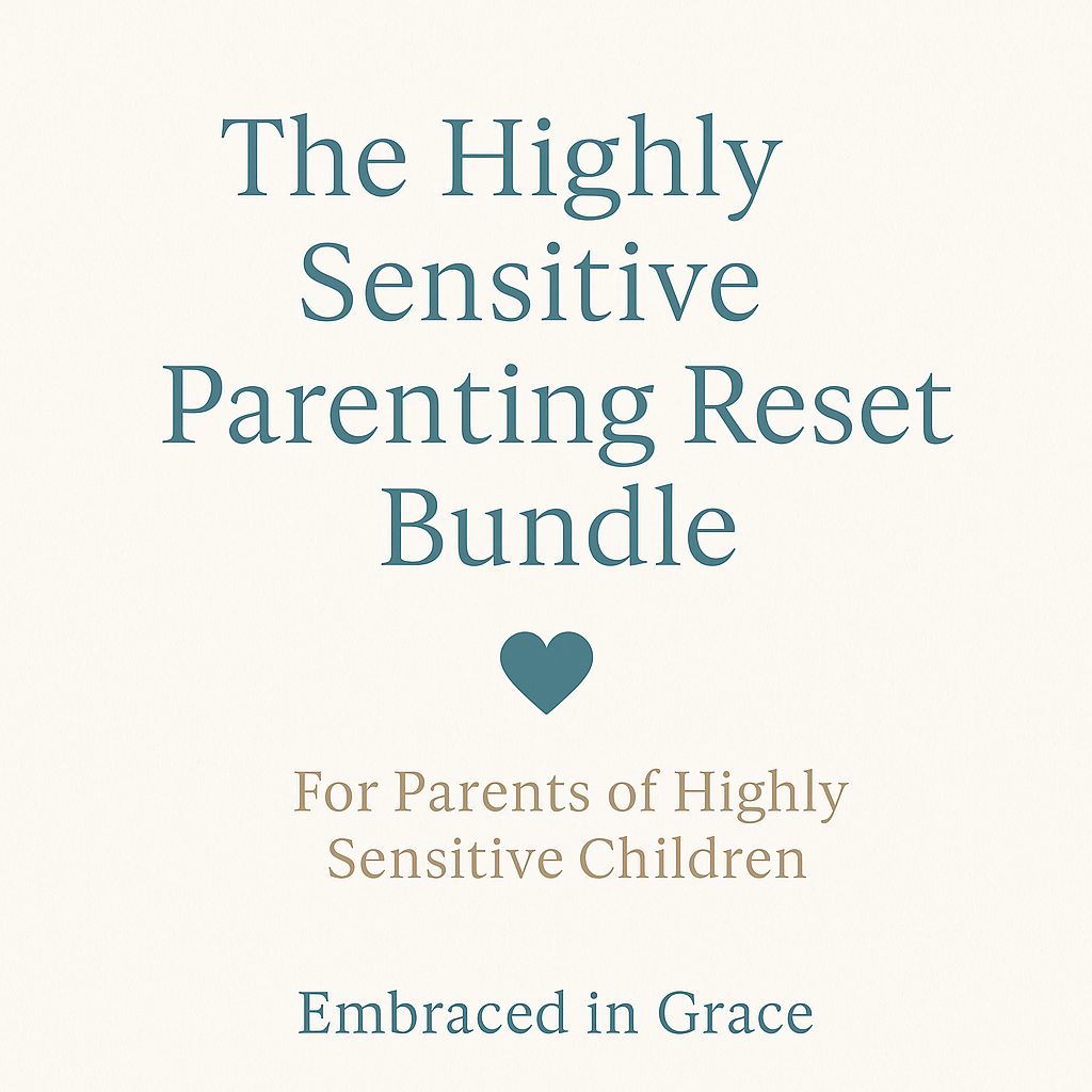 Highly Sensitive Parenting Reset Bundle | 14-Day Workbook + 7-Day Reset (Faith-Based Printable)